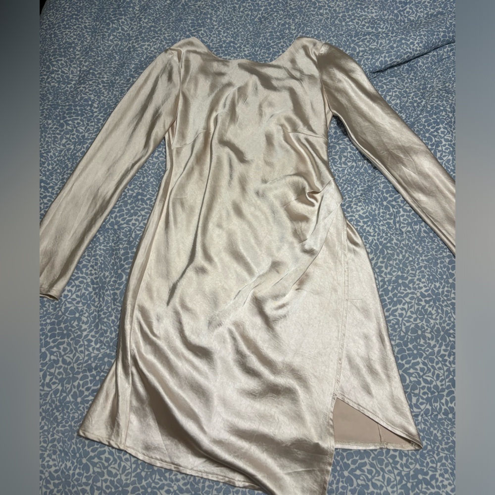 Size Large Silk Saints & Secrets Mini Dress with Open Back